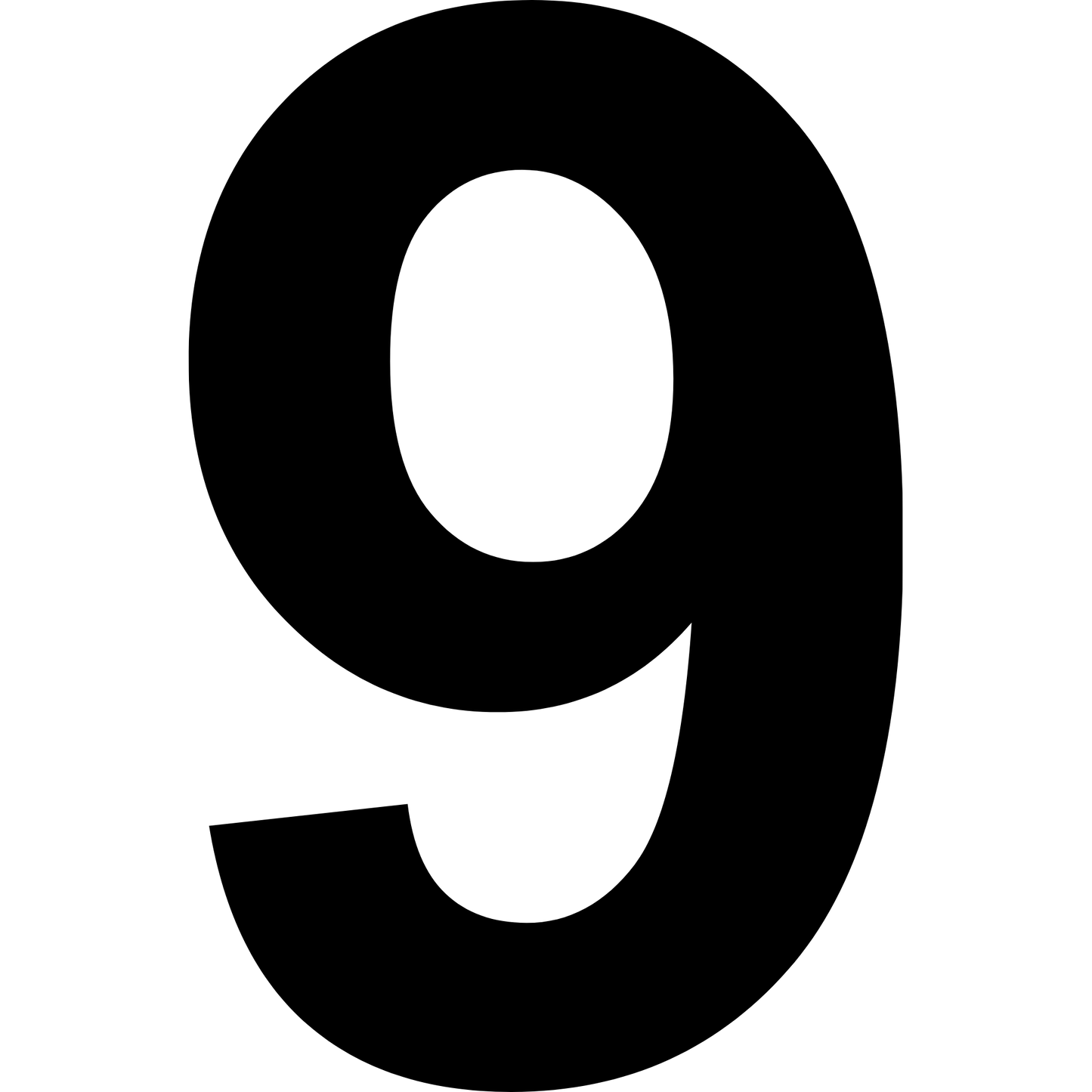 Cijfer sticker