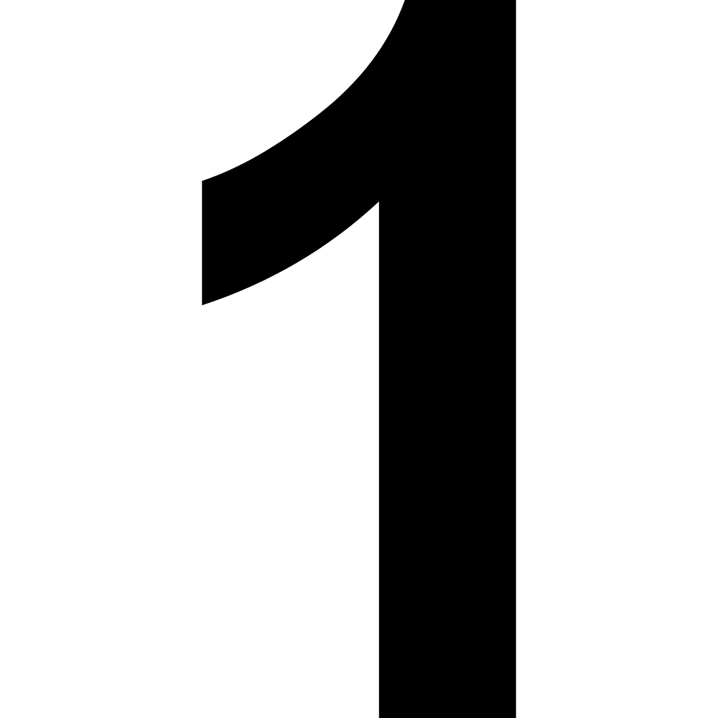 Cijfer sticker