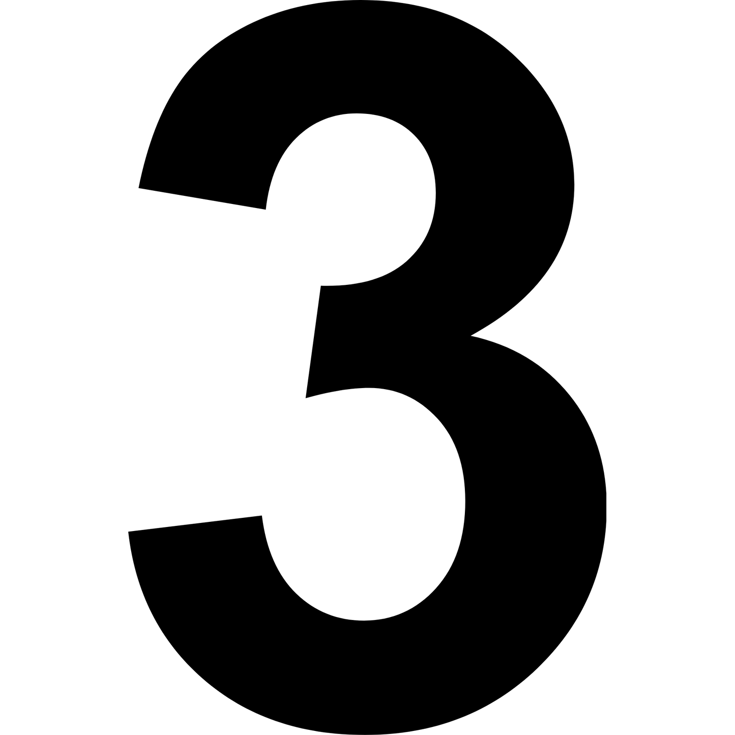 Cijfer sticker