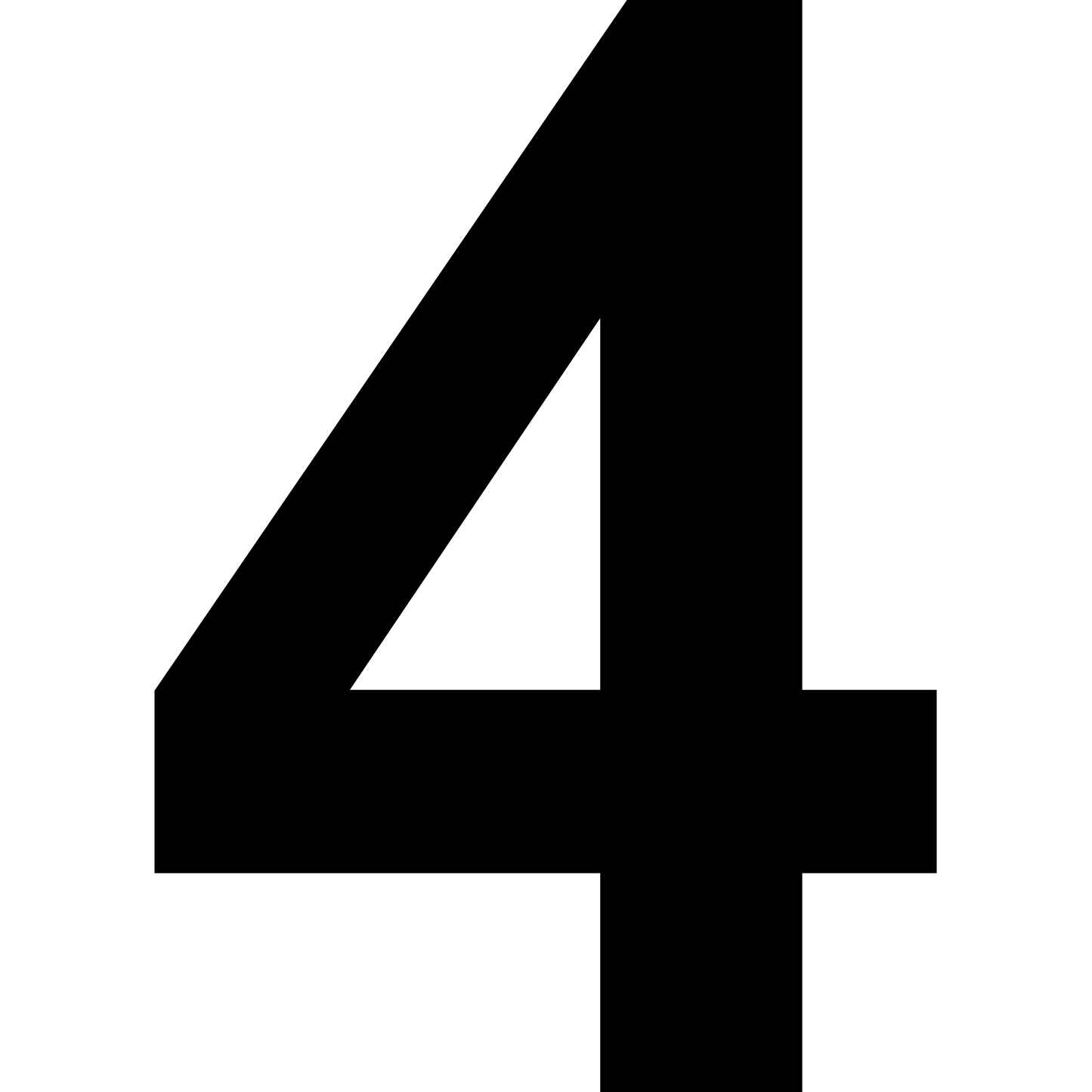 Cijfer sticker