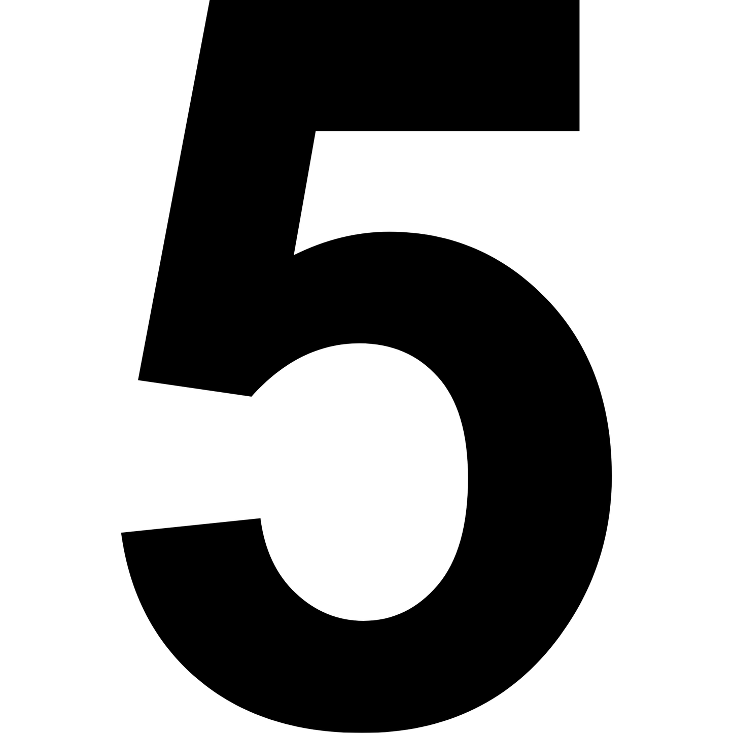 Cijfer sticker