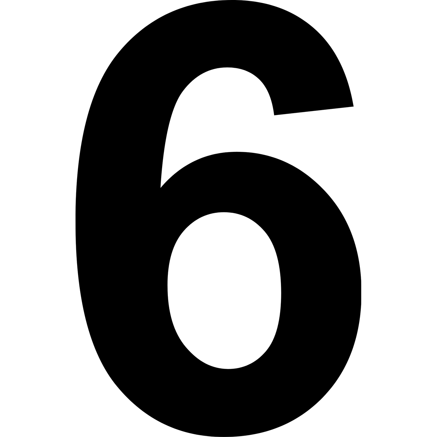 Cijfer sticker