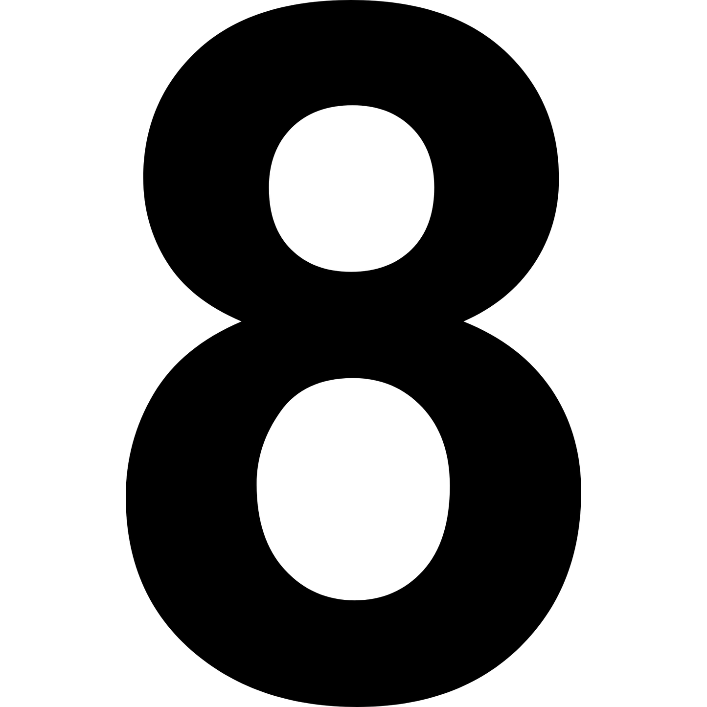 Cijfer sticker