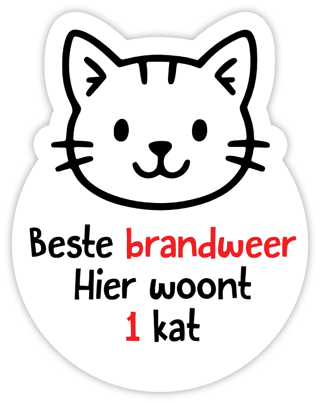 Brandweer 1 kat in huis